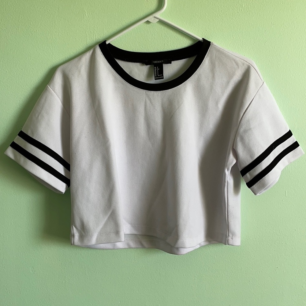 Forever21 Jersey Crop Top